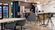 modern employee break room with elevated finishes